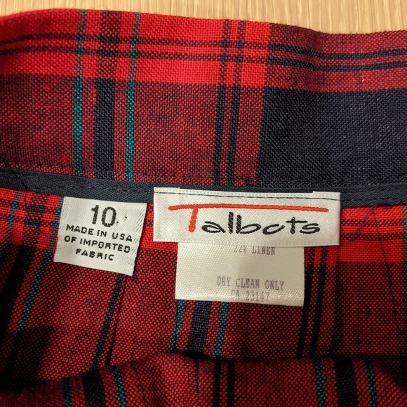 Vintage Talbots pleated skirt - Picture 4 of 5